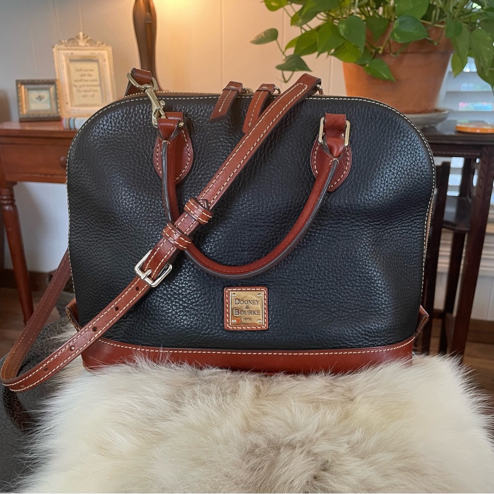 Dooney and Bourke Zip Zip Satchel - Picture 2 of 14